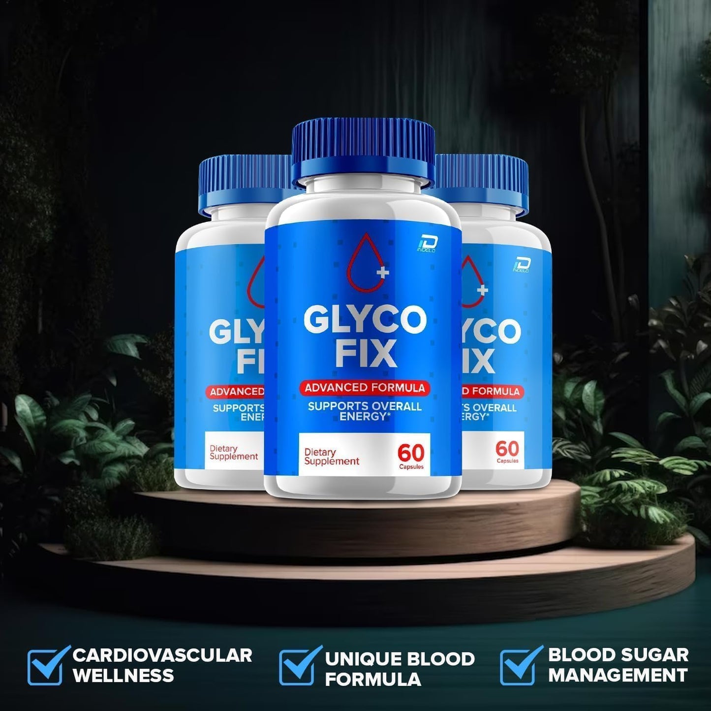 Glyco Fix Capsules - GlycoFix Advanced Supplement, All-Natural Formula to Maintain Healthy Levels, Maximum Strength Daily Formula, Glyco Fix Capsules Reviews, 1 Pack (5) - görsel 1