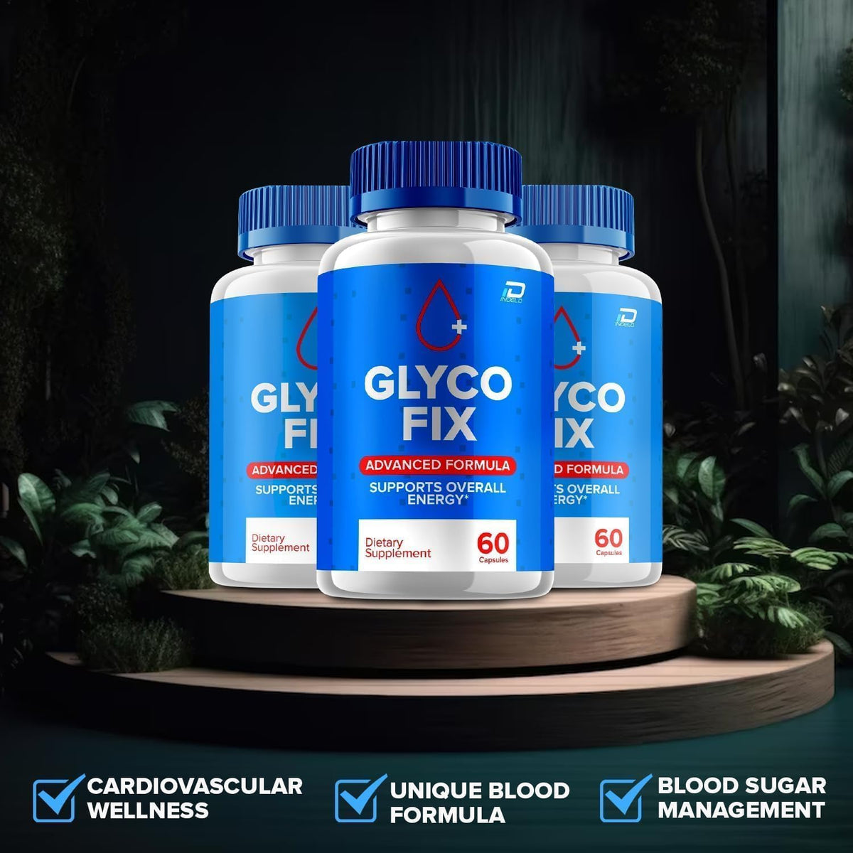 Glyco Fix Capsules - GlycoFix Advanced Supplement, All-Natural Formula to Maintain Healthy Levels, Maximum Strength Daily Formula, Glyco Fix Capsules Reviews, 1 Pack (5) - görsel 1