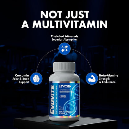 Evogen Evovite - Elite Physique Multivitamin for Women and Men, 30 Servings