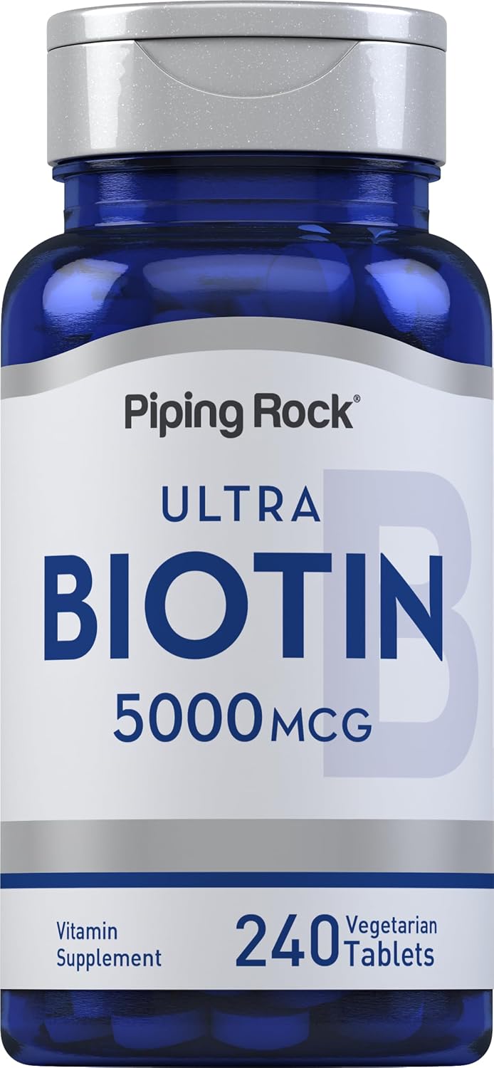 Piping Rock Biotin 5000mcg, 240 Tablets - görsel 1