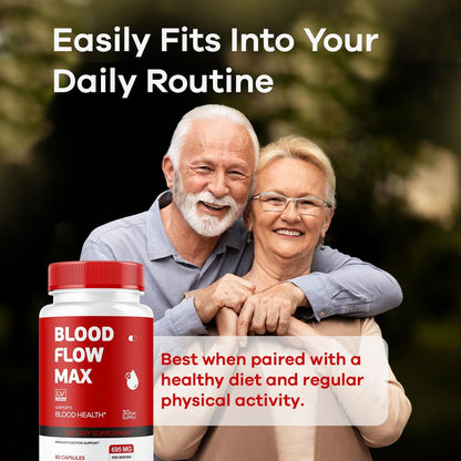 LIVORKA Blood Flow Max Capsules – Blood Support Supplement (60 Capsules)