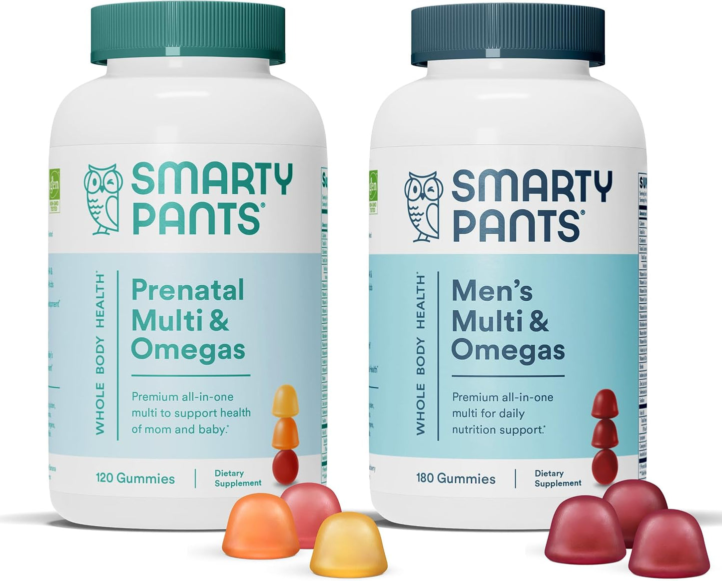SmartyPants Organic Prenatal Vitamins for Women, Multivitamin Gummies with Methylfolate, Omega-3, Vitamin D3, K2, Choline, 180 Count - görsel 10