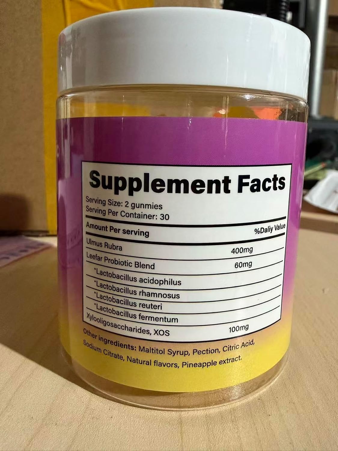 DYALE Her Juicy Feminine Probiotics Gummies for Women | Pineapple Flavour | Supports pH Balance, Gut Health & Immune System | with Slippery Elm, Prebiotics & Lactobacillus Blend | 60 Gummies - görsel 8