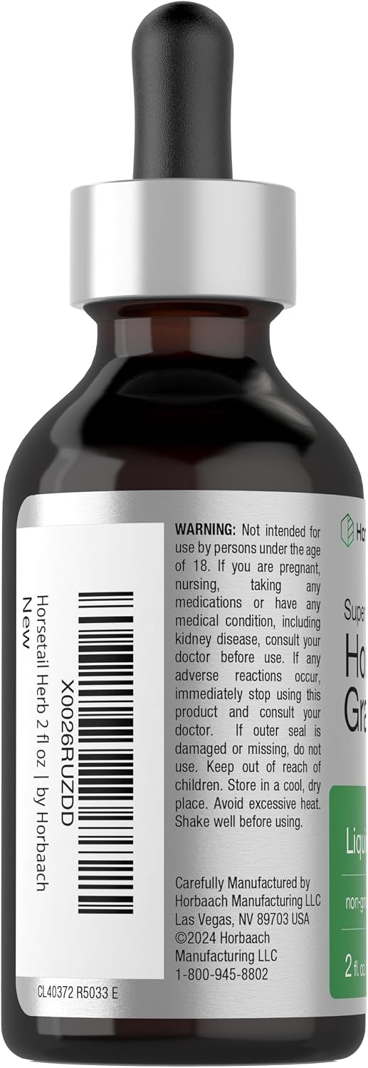 Horbäach Horsetail Herb Liquid Extract – Alcohol-Free, 60 ml - görsel 3
