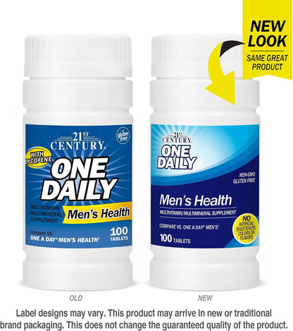 21st Century One Daily Men's Health Tablets, 100 Tablets