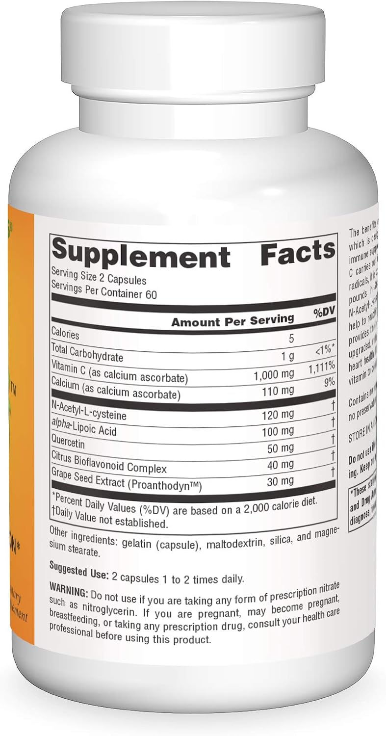 Source Naturals Systemic C, 500mg - 120 Capsules - görsel 3