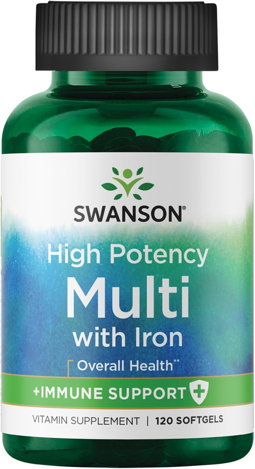Swanson Multi High Potency Multivitamin, 120 Softgels - görsel 1