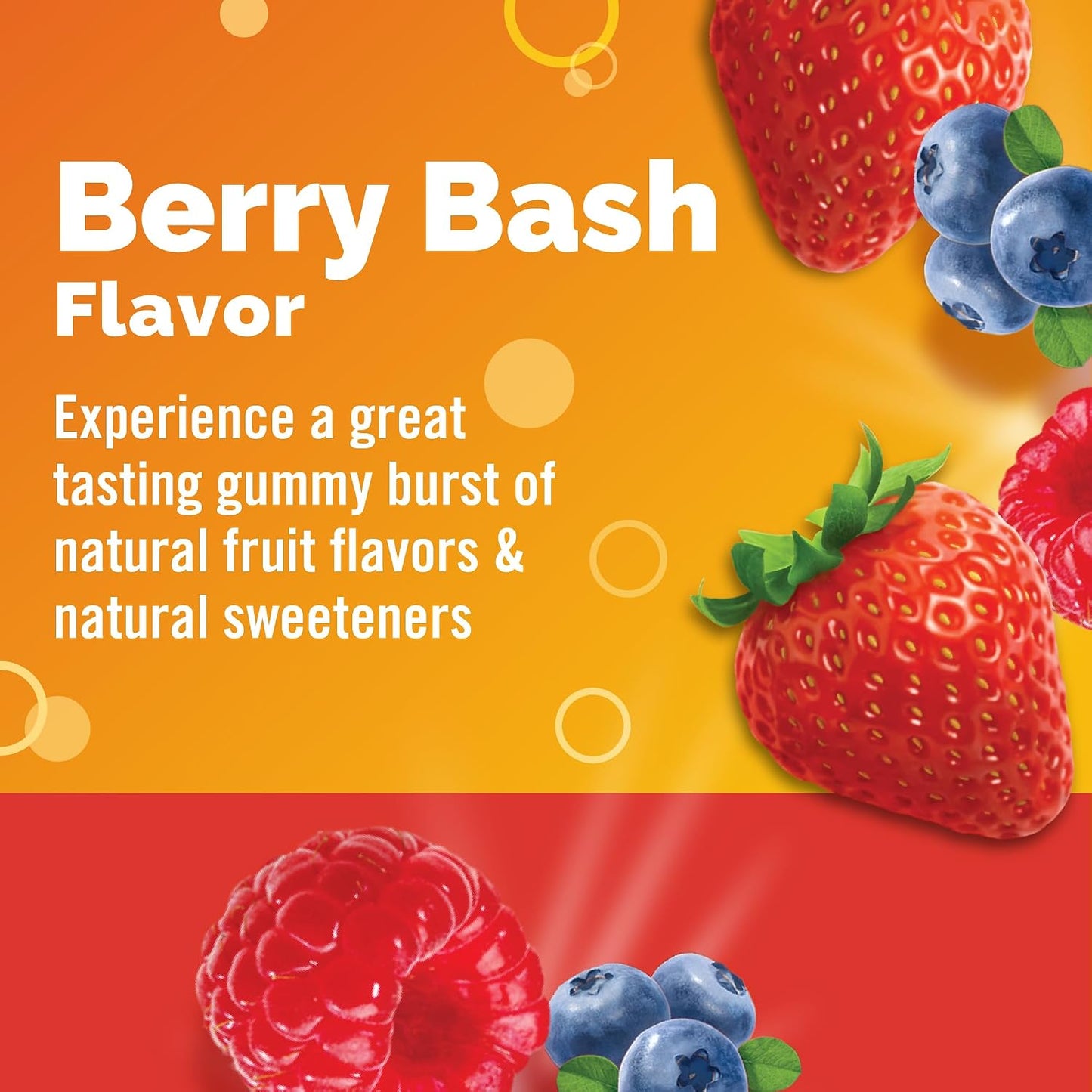 Emergen-C Kidz Daily Immune Support Gummies, Berry Bash – 44 Count - görsel 3