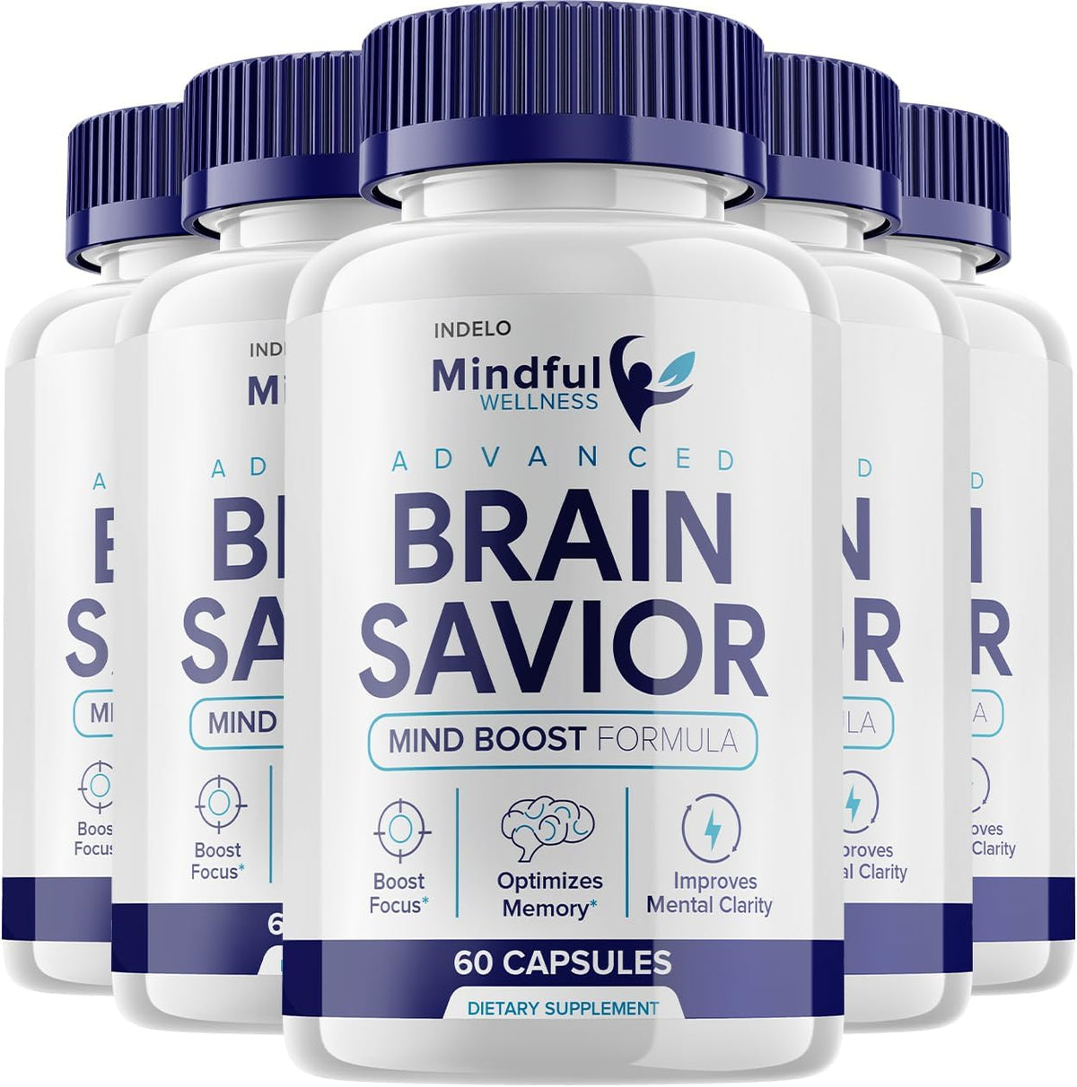 Mindful Wellness Advanced Brain Saviour - Cognitive Support Supplement (300 Capsules) - görsel 1