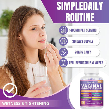 SUWENY Vaginal Moisturiser & Toning Capsules – Traditionally Inspired Hormonal Support: Kacip Fatimah and – Image 3
