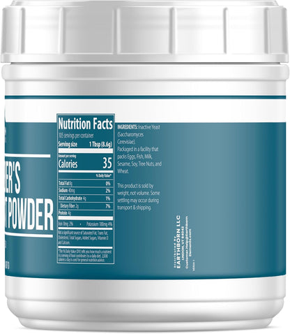 Earthborn Elements Brewer’s Yeast, Pure & Undiluted, Inactive Yeast (2 lb / 907 g)