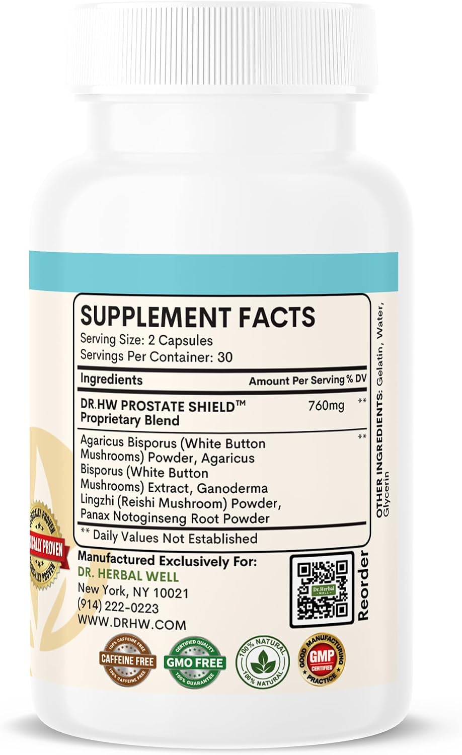 DR. HERBAL WELL Prostate Shield – Natural Herbal Support for Prostate & Immune Health - görsel 2