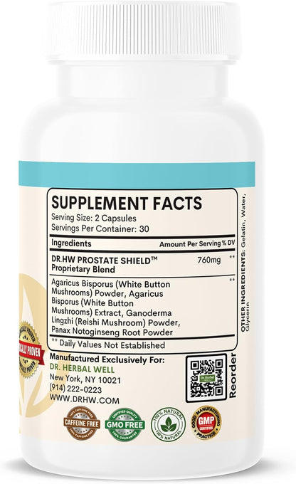 DR. HERBAL WELL Prostate Shield – Natural Herbal Support for Prostate & Immune Health