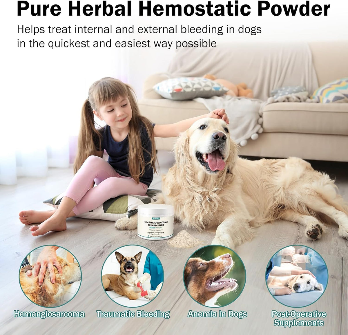 Blood Support for Dogs with Yunnan Sanqi & Turkey Tail Mushroom - görsel 3
