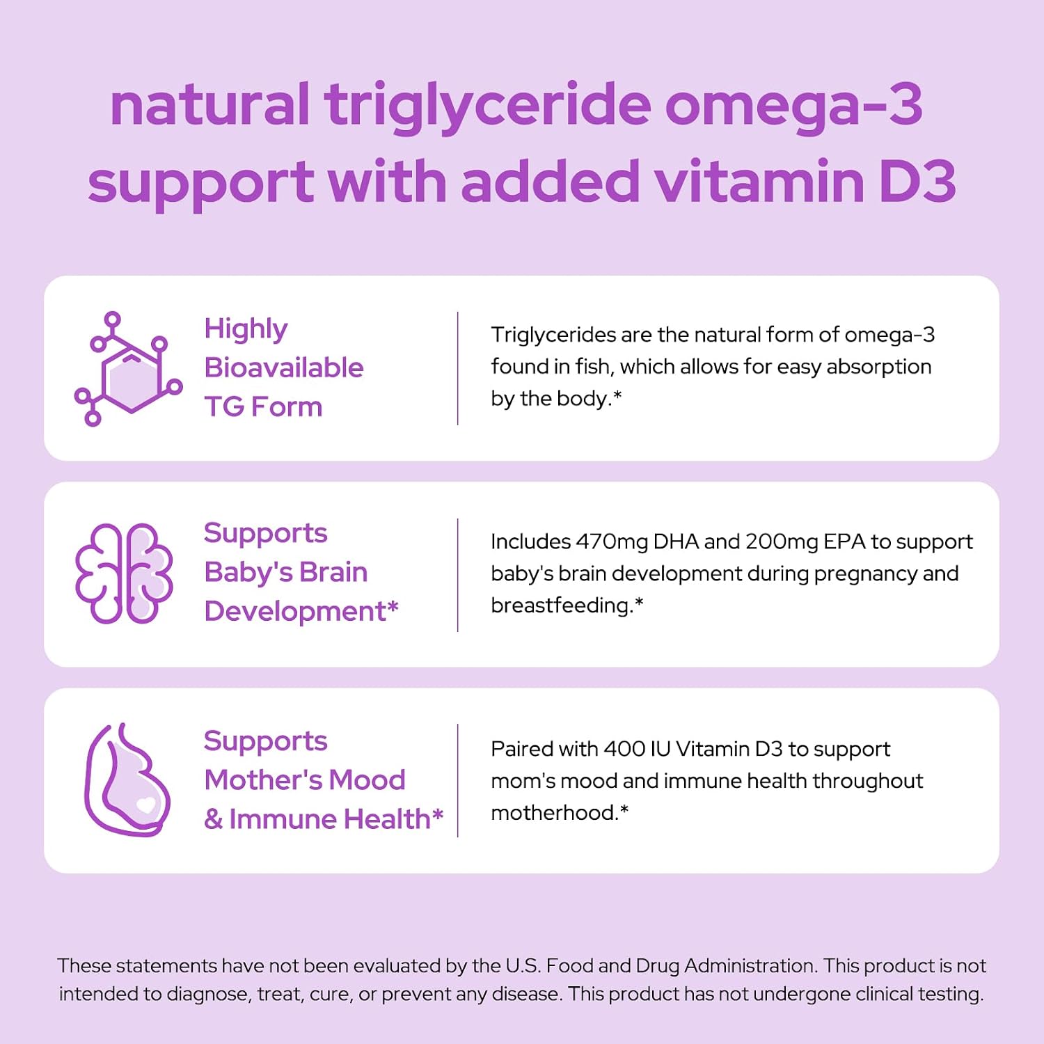 Premom Prenatal Vitamins Capsules & Prenatal DHA Mini Soft gel capsules Bundle - görsel 7