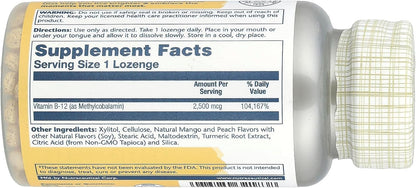 Solaray Methyl B-12 Lozenges, 60 Lozenges