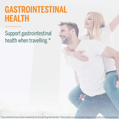 Genestra Brands - HMF Travel - Shelf Stable Probiotics to Support Gastrointestinal Health When Traveling - 30 Capsules