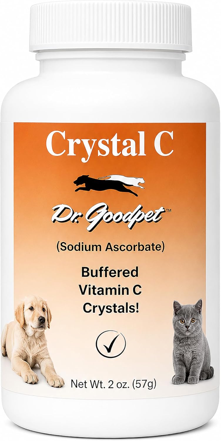 Crystal-C Buffered Vitamin C Powder for Dogs and Cats - görsel 1