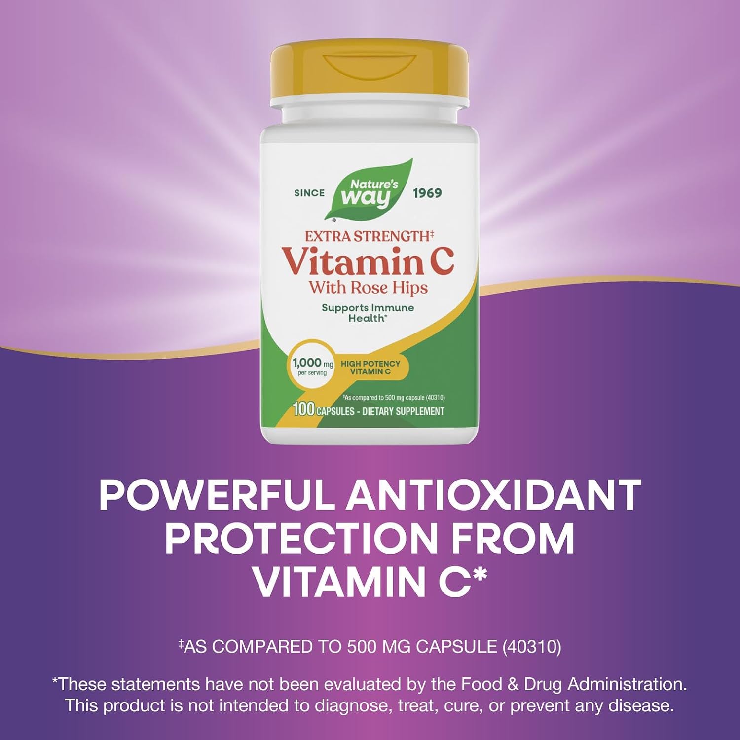 Nature's Way Vitamin C with Rose Hips Extra Strength, 1000 mg - görsel 4