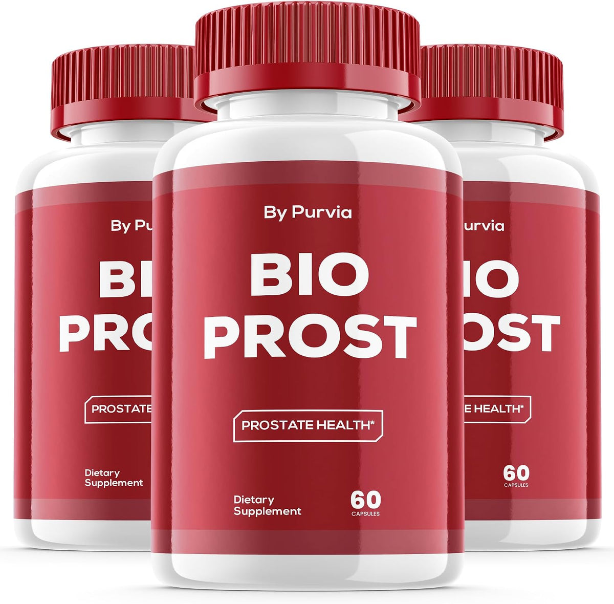 Bio Prost Advanced Formula – Maximum Strength Supplement (3 Pack, 180 Capsules) - görsel 1
