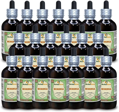 HerbalTerra Organic Moringa (Moringa Oleifera) Tincture - Dried Leaf Powder Liquid Extract, 946 ml