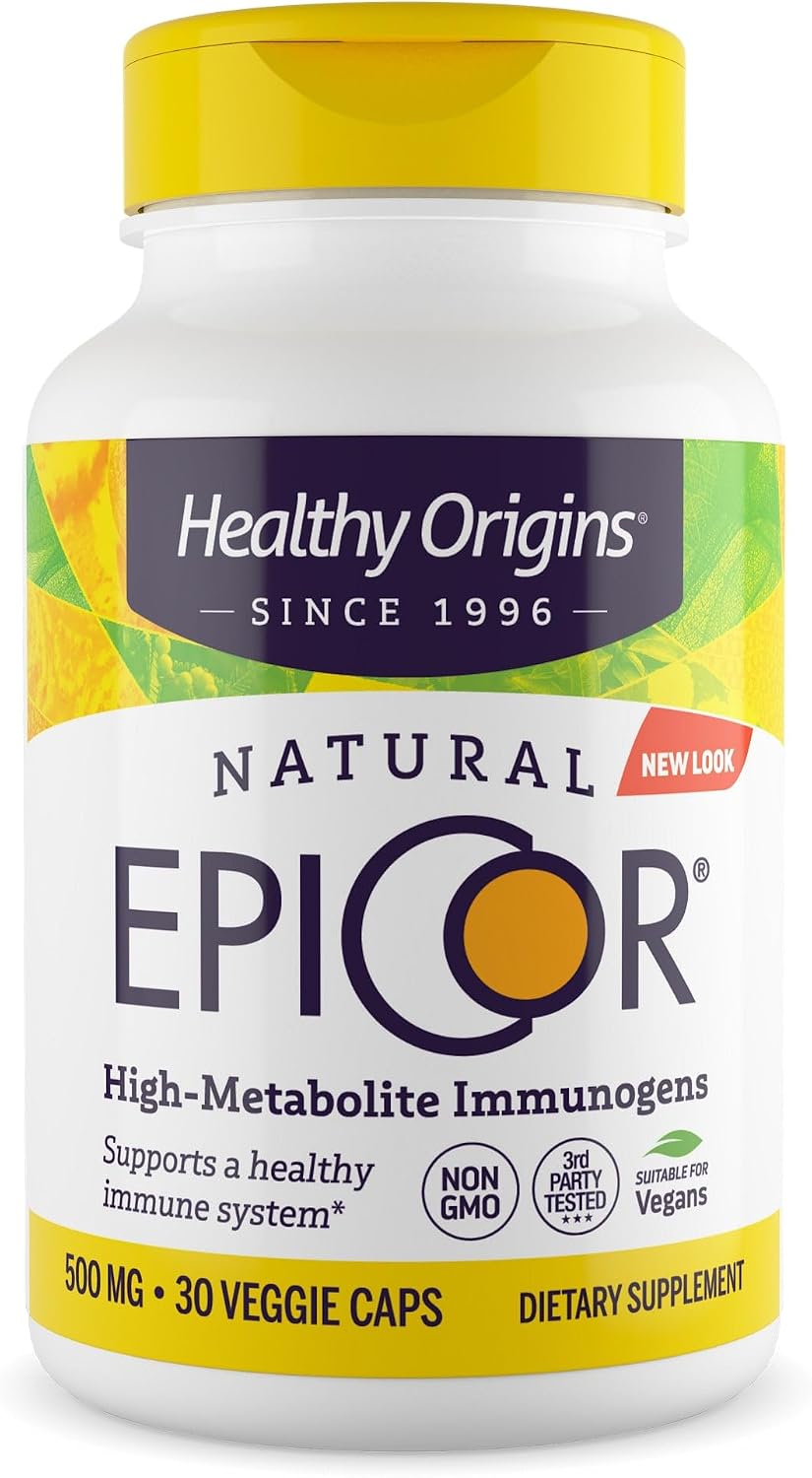 Healthy Origins EpiCor 500 mg – 30 Veggie Capsules - görsel 1