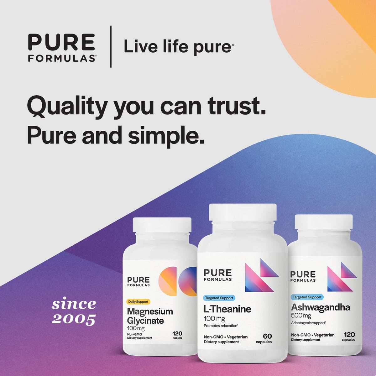 PureFormulas L-Theanine 100 mg, Stress Relief & Focus Support, 60 Vegetarian Capsules - görsel 6