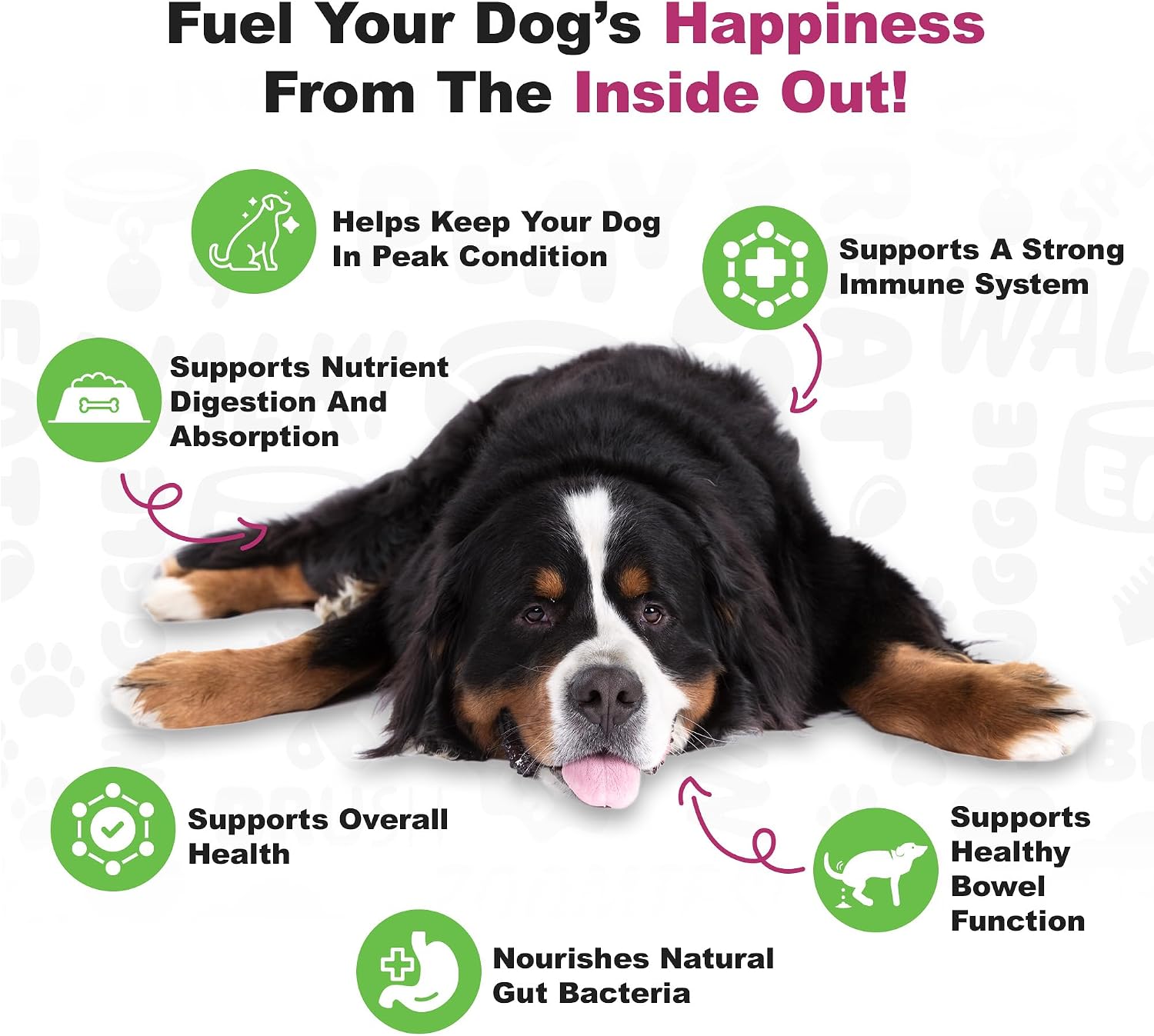 Doggie Dailies Probiotics for Dogs with Prebiotics - Duck Flavour Soft Chews (225 Count) - görsel 3