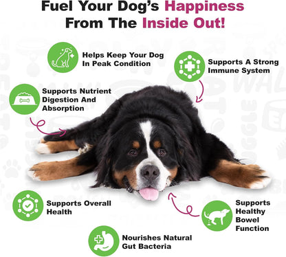Doggie Dailies Probiotics for Dogs with Prebiotics - Duck Flavour Soft Chews (225 Count)