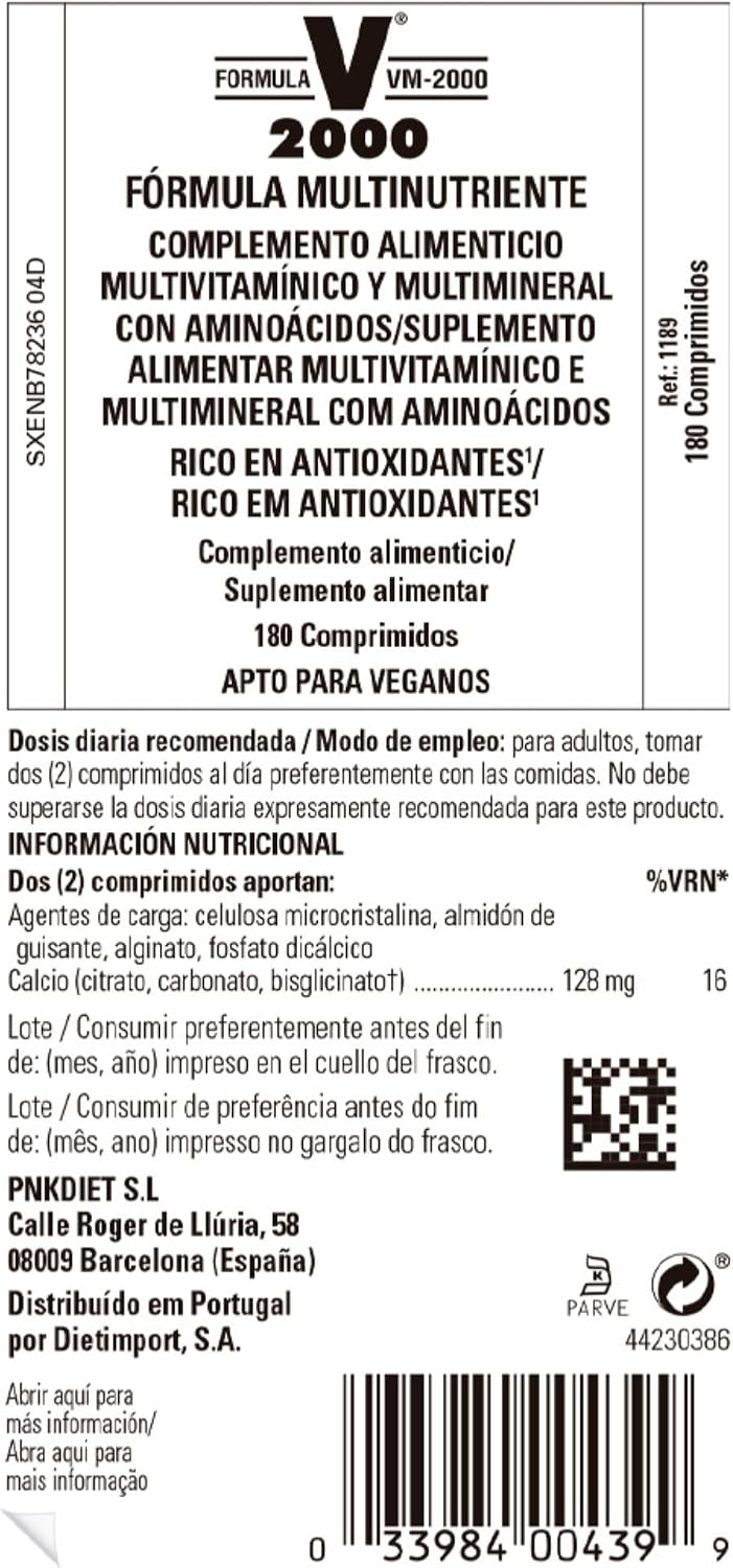Solgar Formula VM-2000 Multinutrient System - 180 Tablets - görsel 7