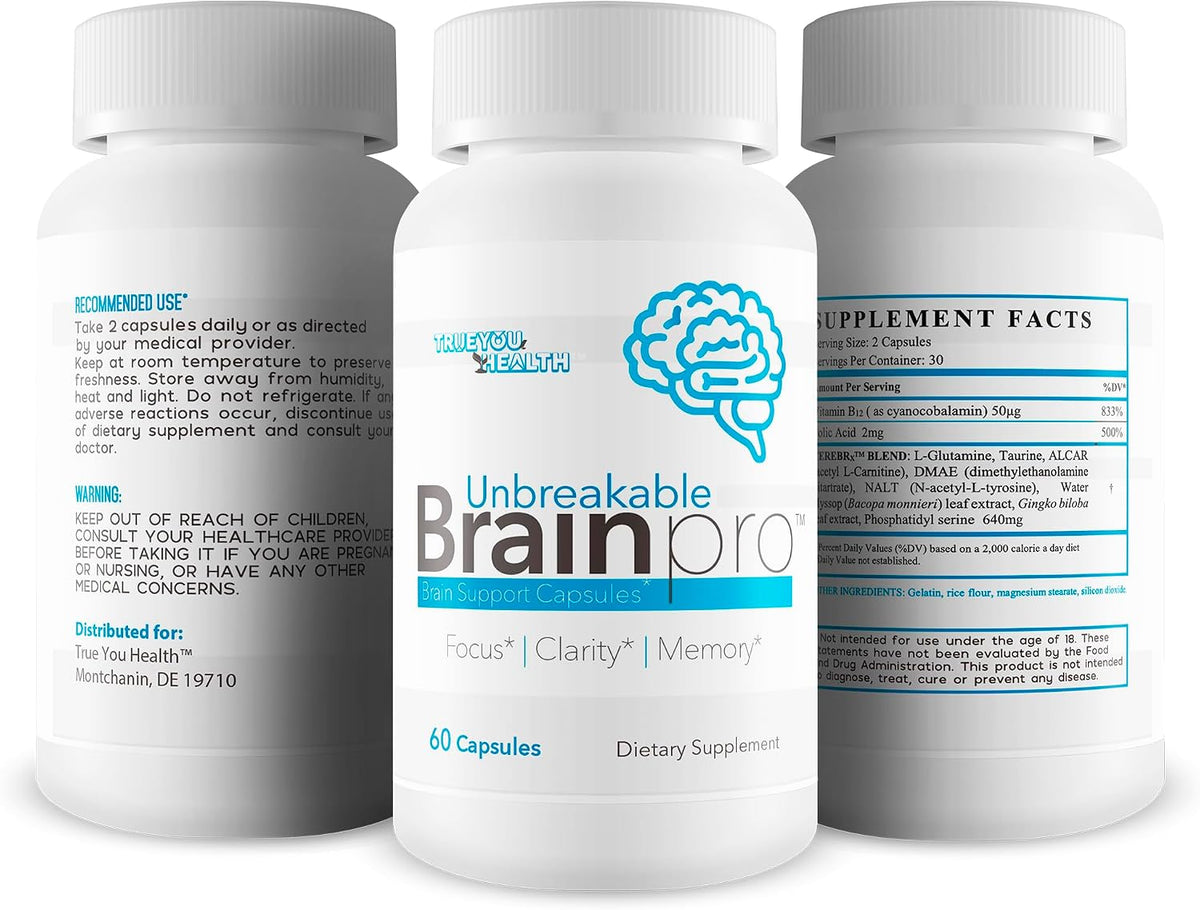 Unbreakable Brain Pro – Brain Support Supplement for Memory, Focus & Cognitive Health - görsel 4
