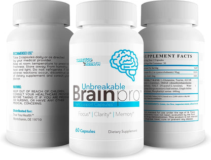 Unbreakable Brain Pro - Brain Support Supplement for Memory and Focus