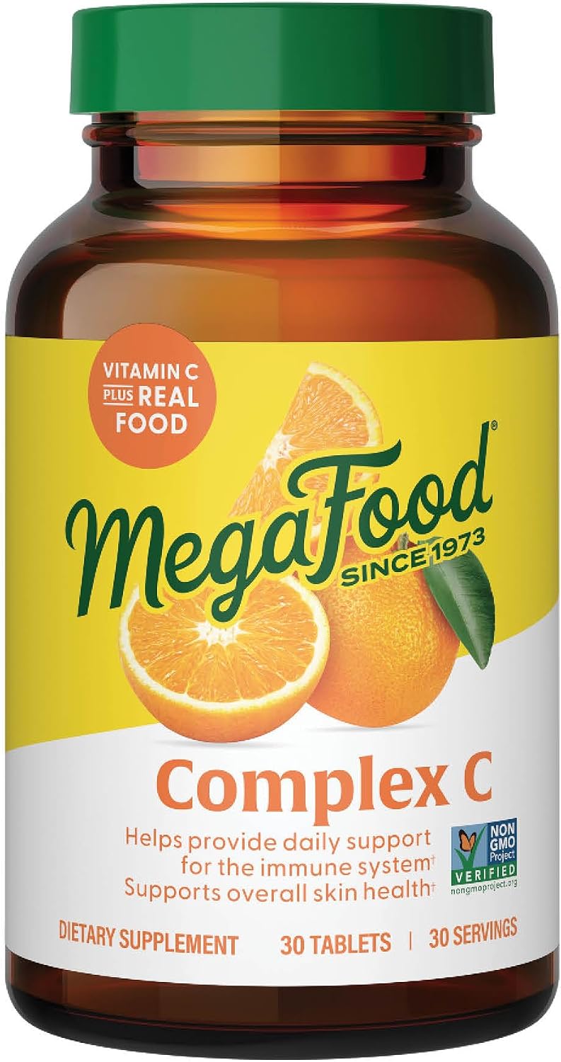 MegaFood Complex C - Vegan Vitamin C Tablets with Real Food, 90 - görsel 10