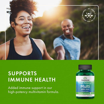 Swanson Multi High Potency Multivitamin, 120 Softgels