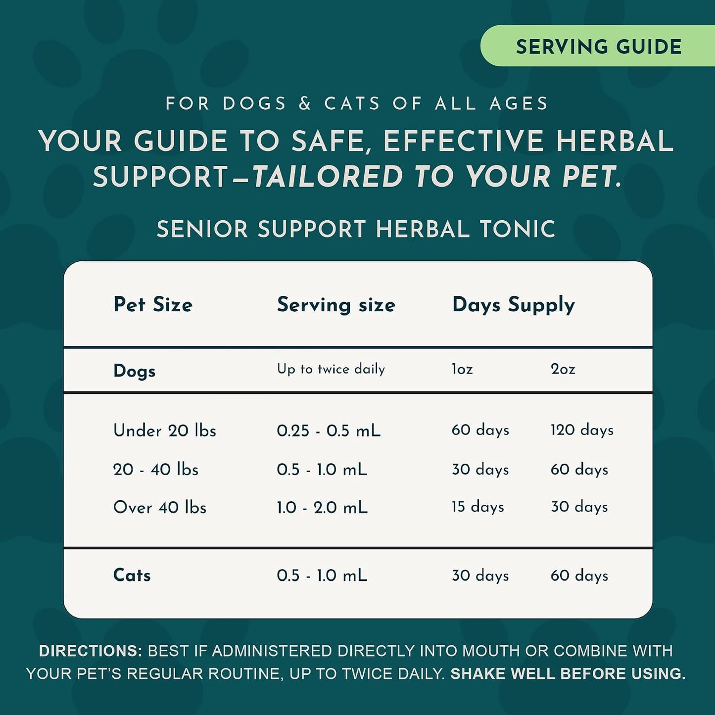 Animal Essentials Senior Support for Dogs & Cats Supplement - Milk Thistle & Herbal Blend, 30 ml - görsel 5