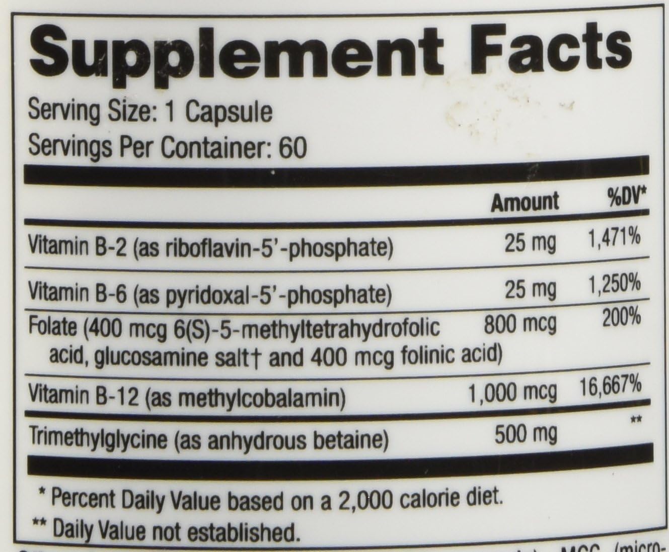 NuMedica Methyl-Plex B 60 Vegetable Capsules - görsel 5