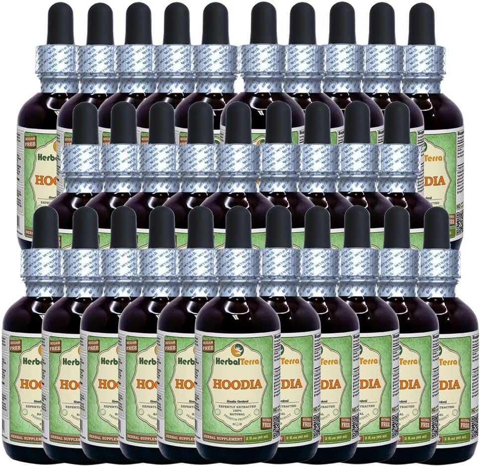 HerbalTerra Hoodia Gordonii Glycerite – Alcohol-Free Liquid Extract, 2-Pack (2 x 60 ml) - görsel 9