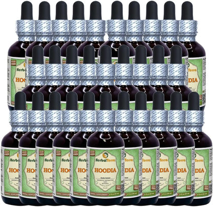 Hoodia (Hoodia gordonii) Glycerite, Dried Plant Alcohol-Free Liquid Extract (Brand Name: HerbalTerra) 120 ml