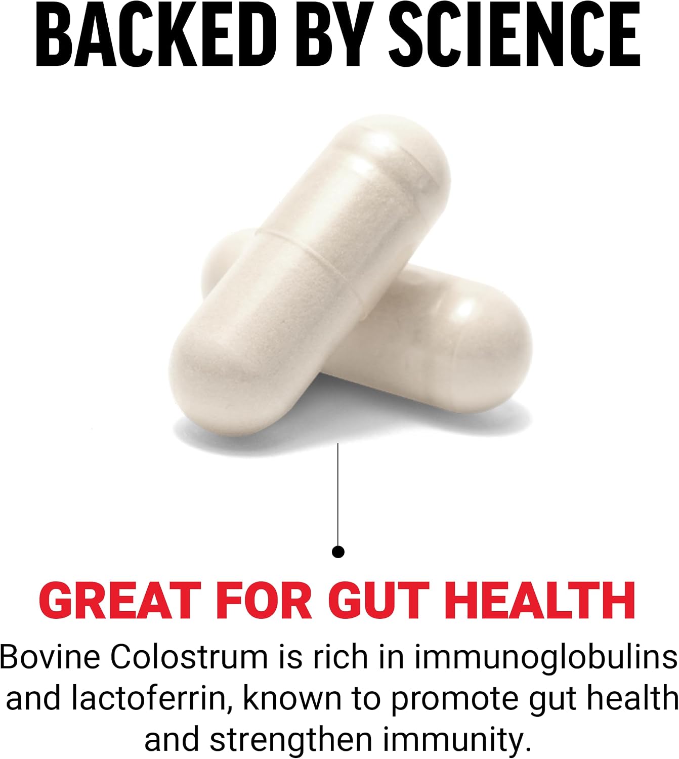Force Factor Bovine Colostrum Capsules, 120 Capsules - görsel 3