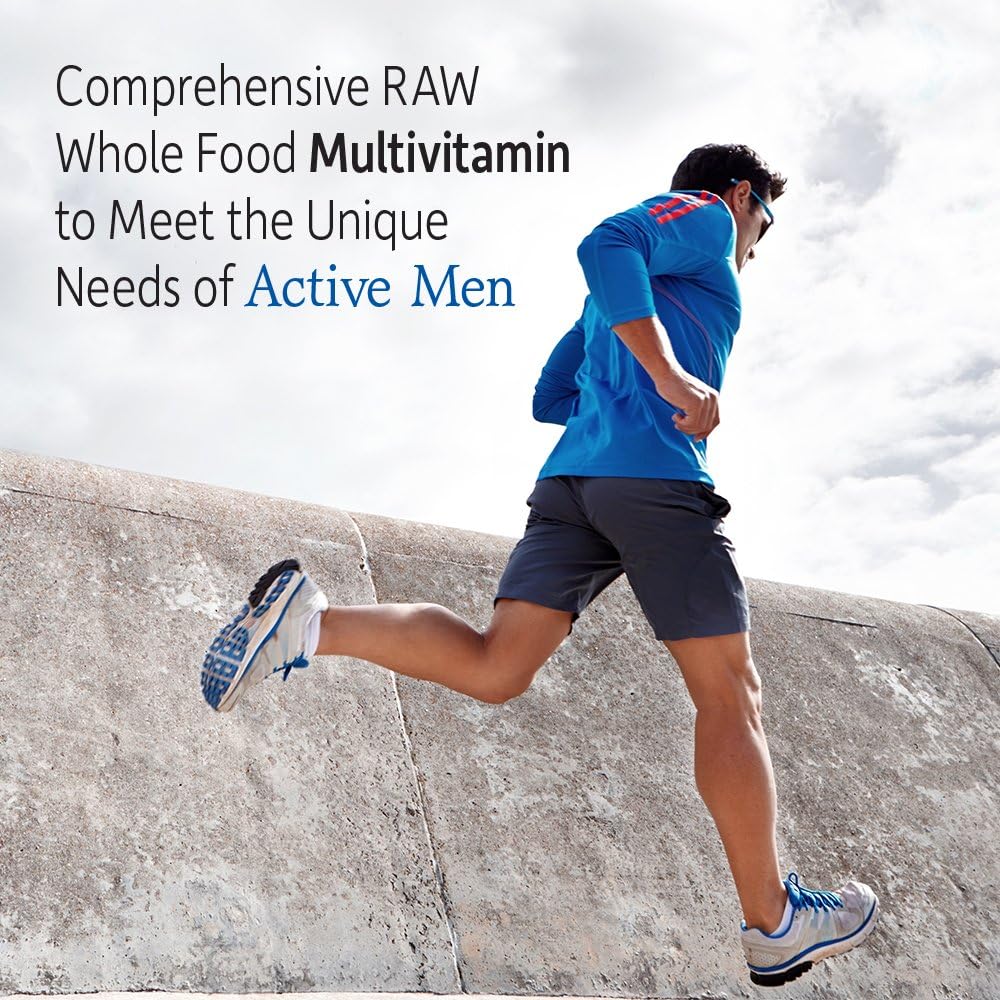 Garden Of Life Multivitamin for Men - Vitamin Code Men's Raw Whole Food Vitamin Supplement with Probiotics, Vegetarian, 240 Capsules - görsel 6