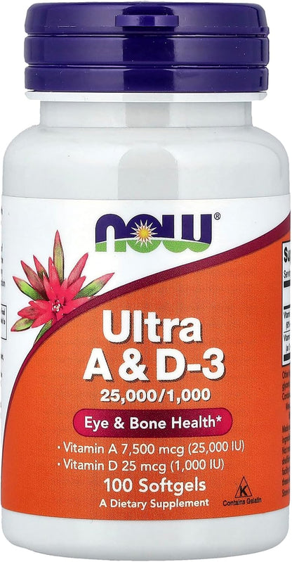 Now Foods Ultra A & D, 100 Softgels