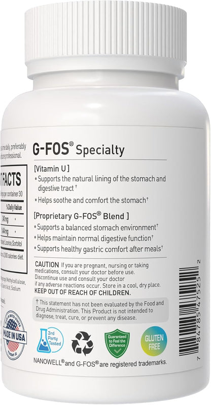NANOWELL G-FOS Digestive Health Supplement, – Intestinal Environment Optimisation: By combining prebiotic fibres – Image 3