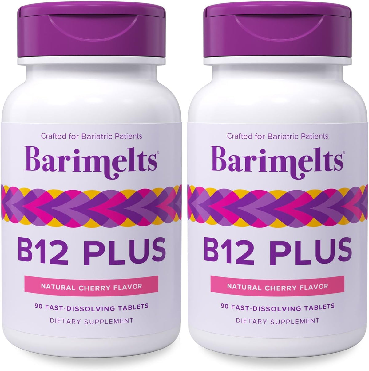 BariMelts Vitamin B12 Plus, 90 Fast-Dissolving Tablets (3-Month Supply) - Sugar-Free Bariatric Vitamins with B12, B6, Folate, Biotin, Natural Cherry Flavour - görsel 9