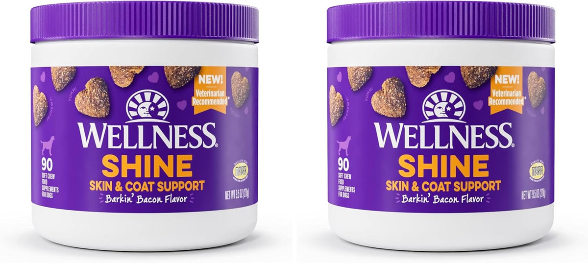 Wellness Salmon Flavoured Soft Chew Immune & Allergy Supplements for Dogs, 45 Chews - görsel 8