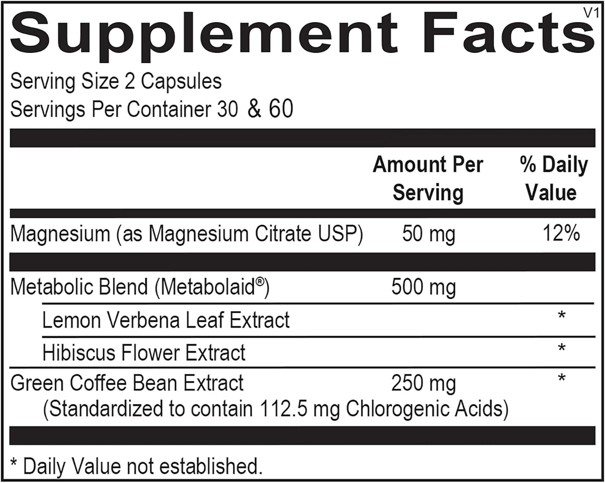 Lean-N-Wise Digestion & Energy Support with Green Coffee Bean, Hibiscus, Lemon Verbena & Magnesium Citrate | Plant-Based Formula for Daily Wellness (60 Capsules) - görsel 9
