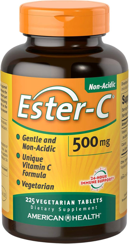 American Health Ester-C Vitamin C 500 mg Coated Tablets, 225 Tablets