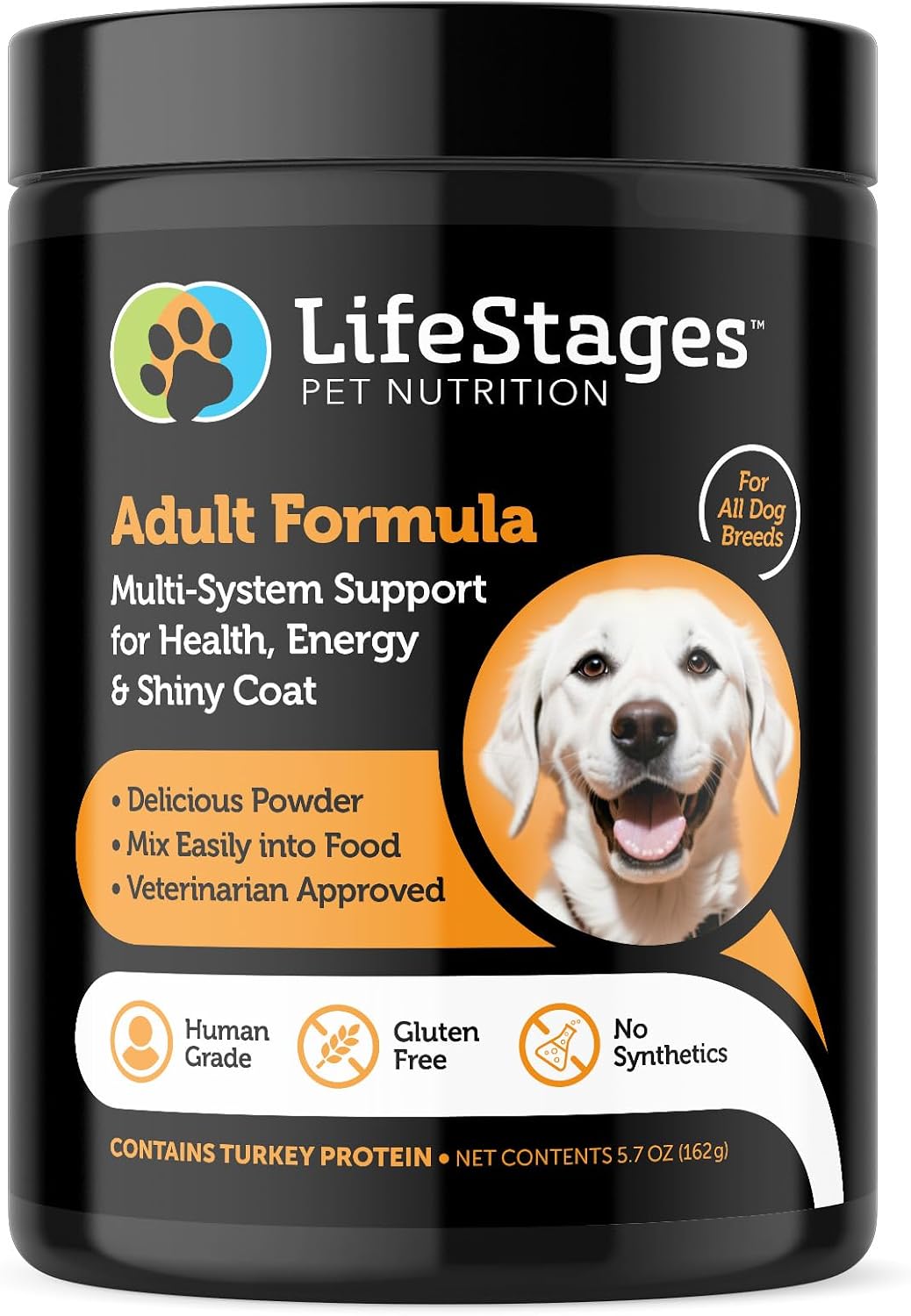 LifeStages Pet Nutrition Stage 1: Puppy Formula 0-3 Years – Powder Supplement for Weight Gain, Muscle and Joint Development, Healthy Skin and Coat - görsel 5