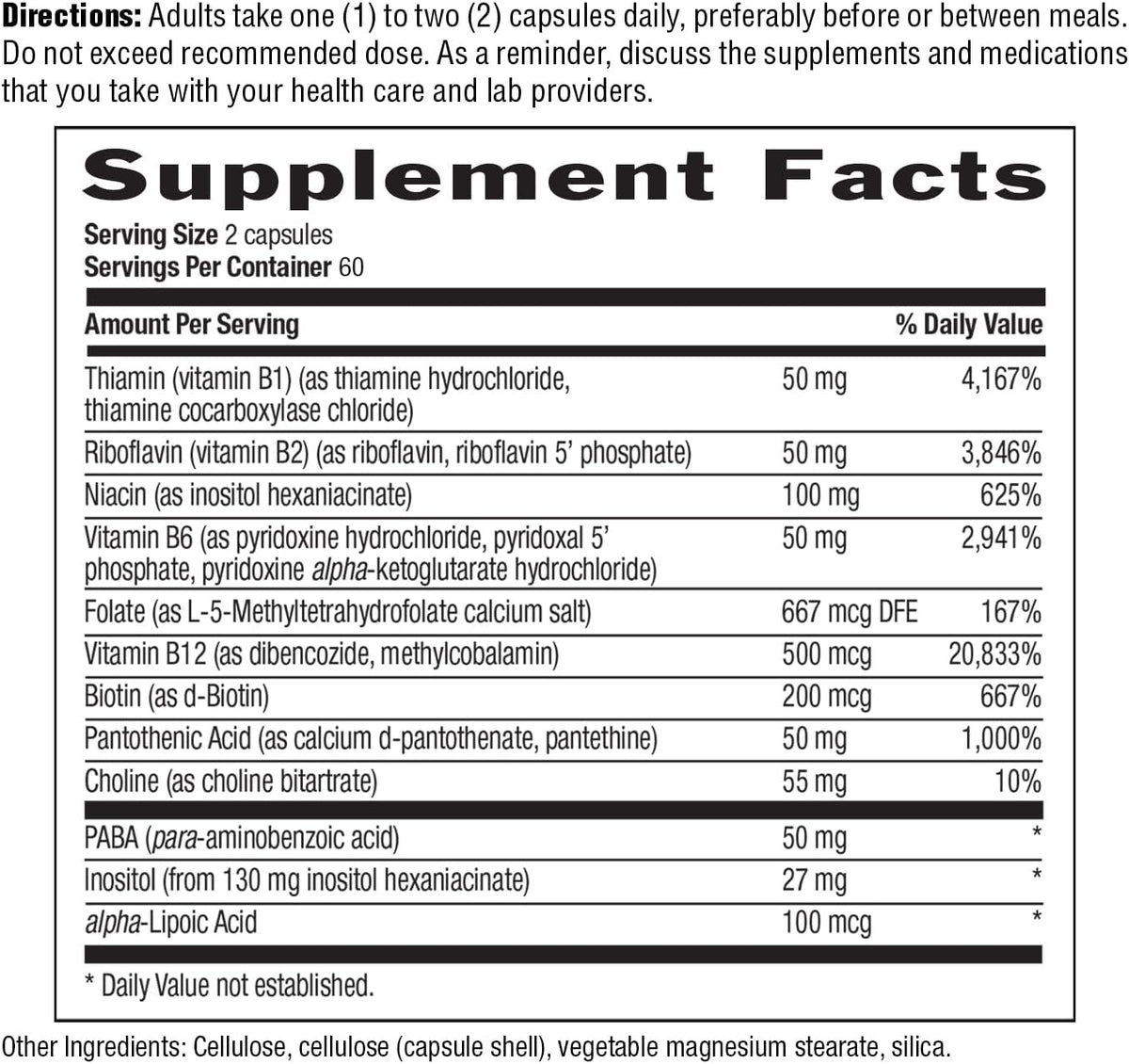 Country Life Coenzyme B-Complex, 120 Capsules - görsel 10
