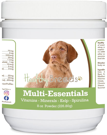 Healthy Breeds Wirehaired Vizsla Multi-Essentials Powder for Dogs - An Ideal Supplement of Vitamins, Minerals & Antioxidants for Your Dog - 227 g