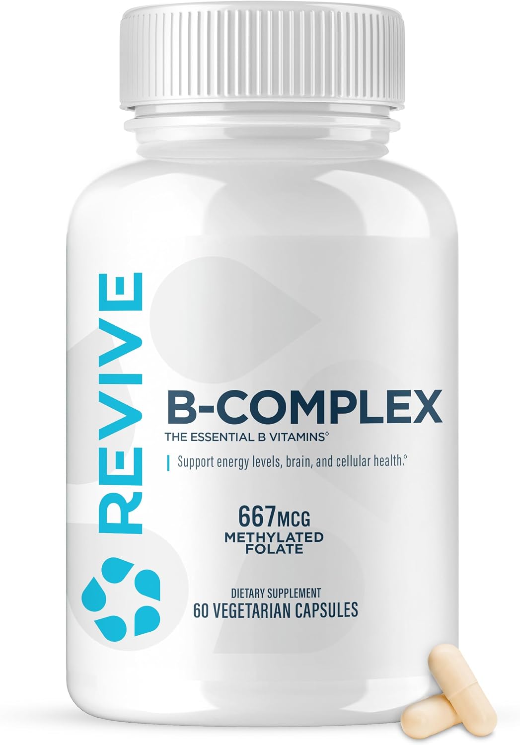 Revive MD Vitamin B Complex (60 Vegetarian Capsules) - görsel 1